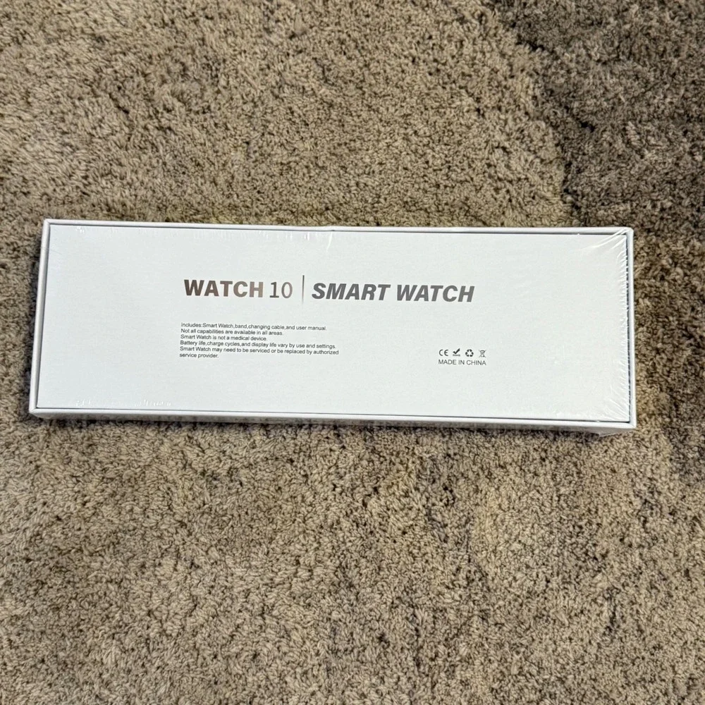 Watch 10 Smart Watch Series 10 AMOLED Display Thinstant Classic Black New Sealed